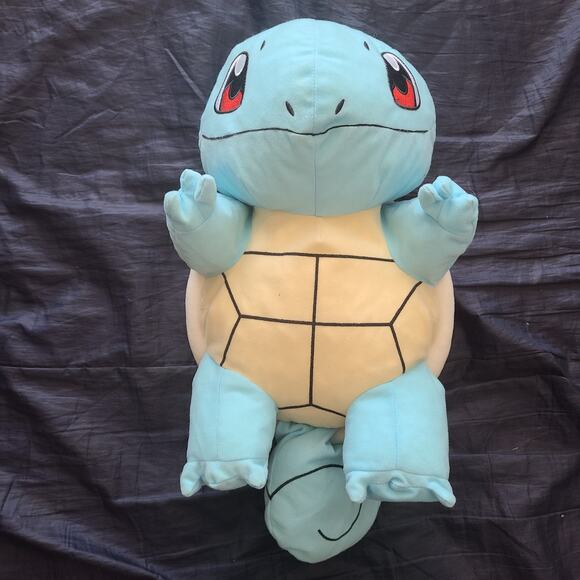 Pokemon Squirtle Plush 14" Stuffed Animal Toy Factory - Picture 1 of 3